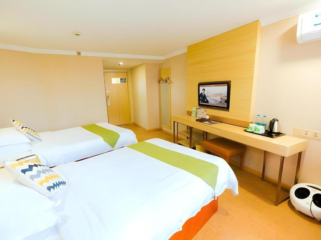 Greentree Inn Shanghai Guangxin Road Tongji Hospital Express Hotel Exteriör bild