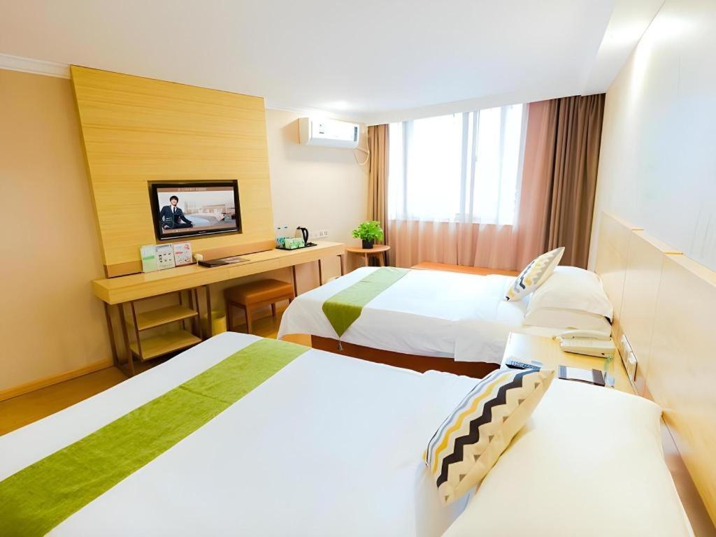 Greentree Inn Shanghai Guangxin Road Tongji Hospital Express Hotel Exteriör bild