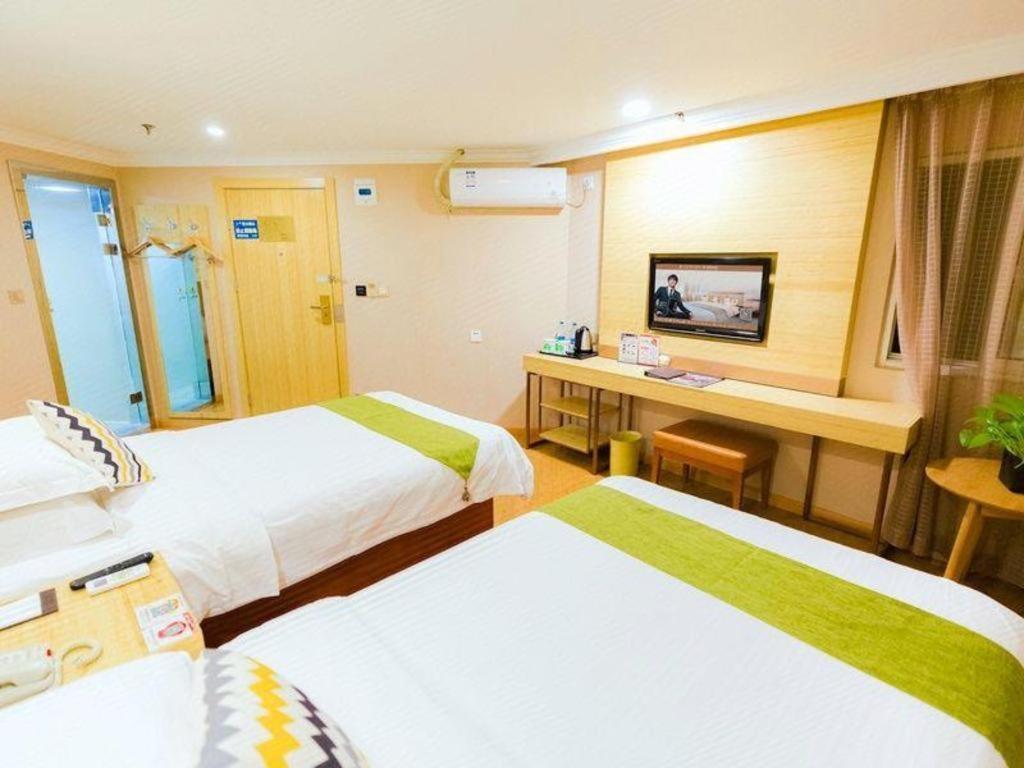 Greentree Inn Shanghai Guangxin Road Tongji Hospital Express Hotel Exteriör bild