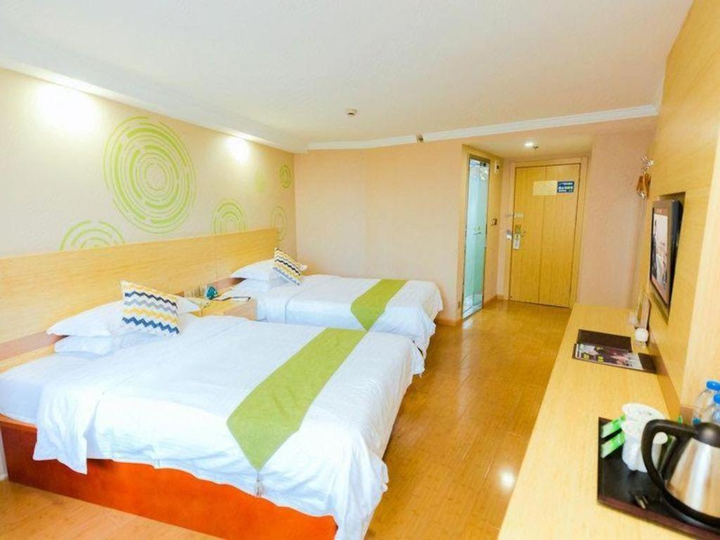 Greentree Inn Shanghai Guangxin Road Tongji Hospital Express Hotel Exteriör bild