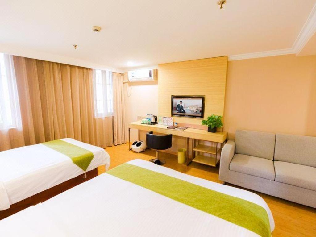 Greentree Inn Shanghai Guangxin Road Tongji Hospital Express Hotel Exteriör bild