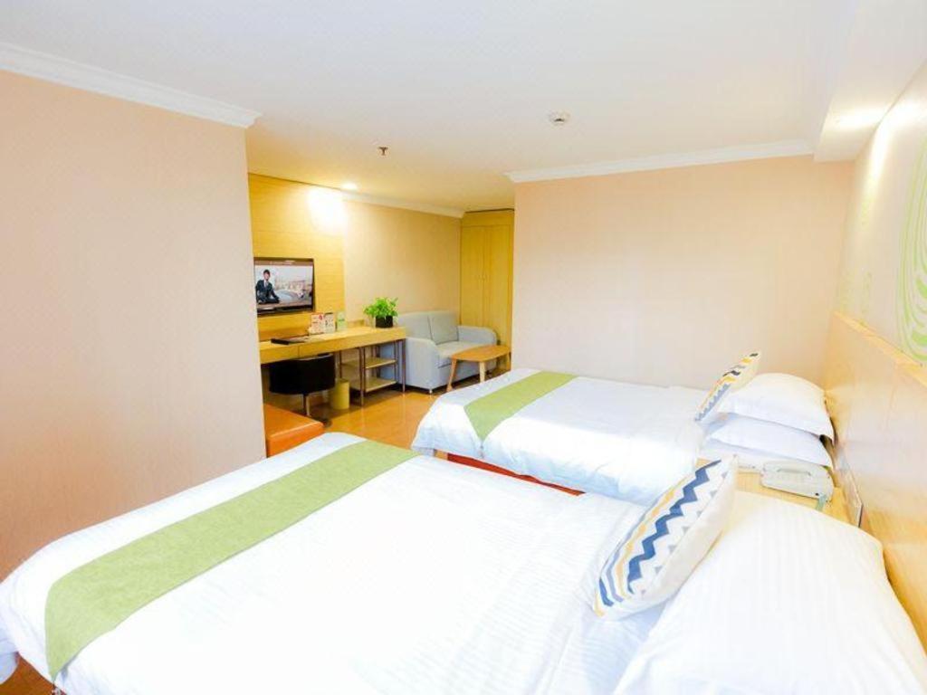 Greentree Inn Shanghai Guangxin Road Tongji Hospital Express Hotel Exteriör bild