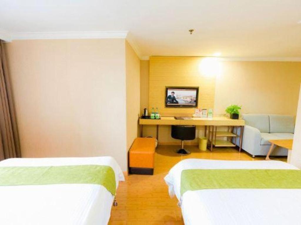 Greentree Inn Shanghai Guangxin Road Tongji Hospital Express Hotel Exteriör bild