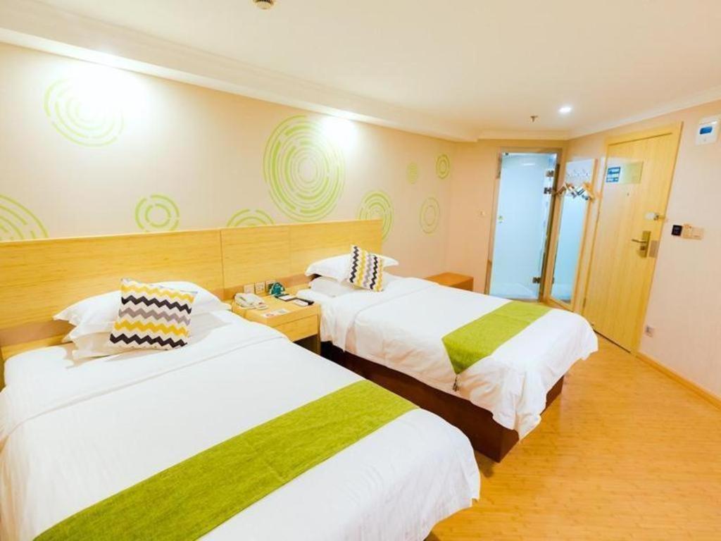 Greentree Inn Shanghai Guangxin Road Tongji Hospital Express Hotel Exteriör bild
