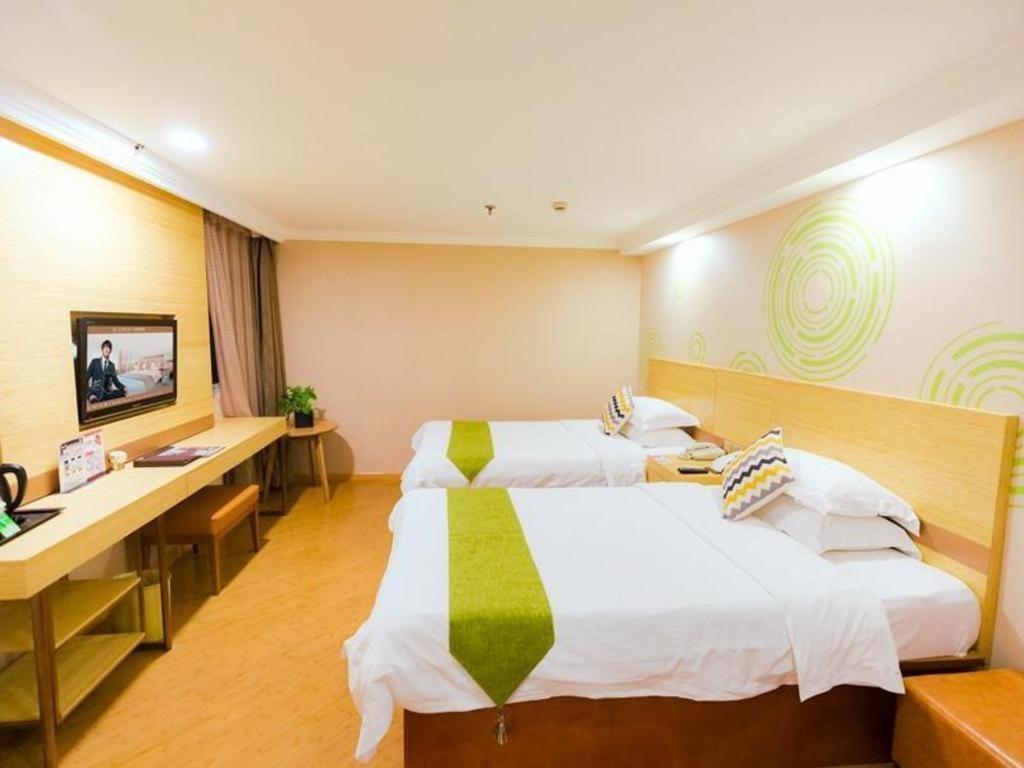 Greentree Inn Shanghai Guangxin Road Tongji Hospital Express Hotel Exteriör bild