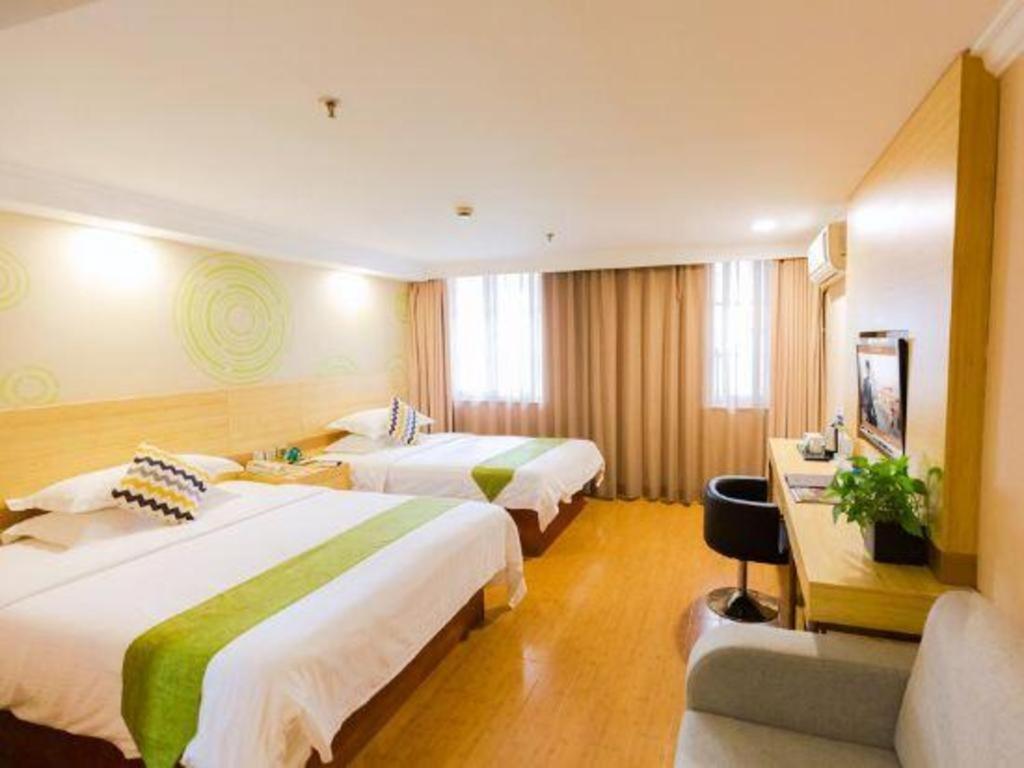 Greentree Inn Shanghai Guangxin Road Tongji Hospital Express Hotel Exteriör bild
