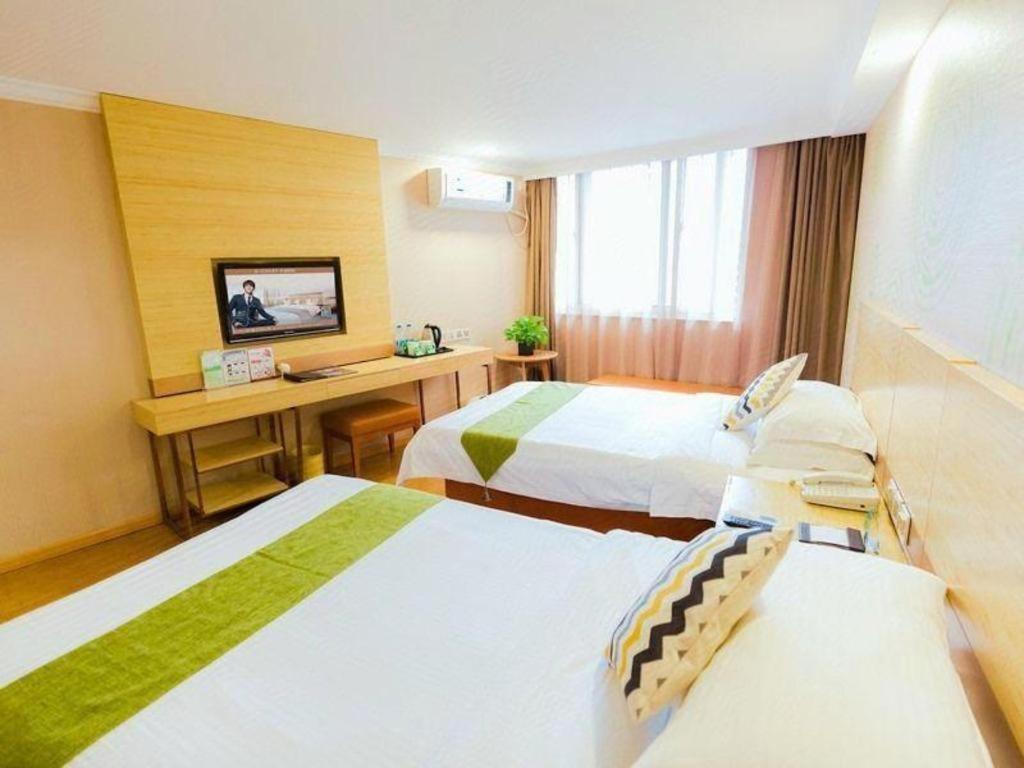 Greentree Inn Shanghai Guangxin Road Tongji Hospital Express Hotel Exteriör bild