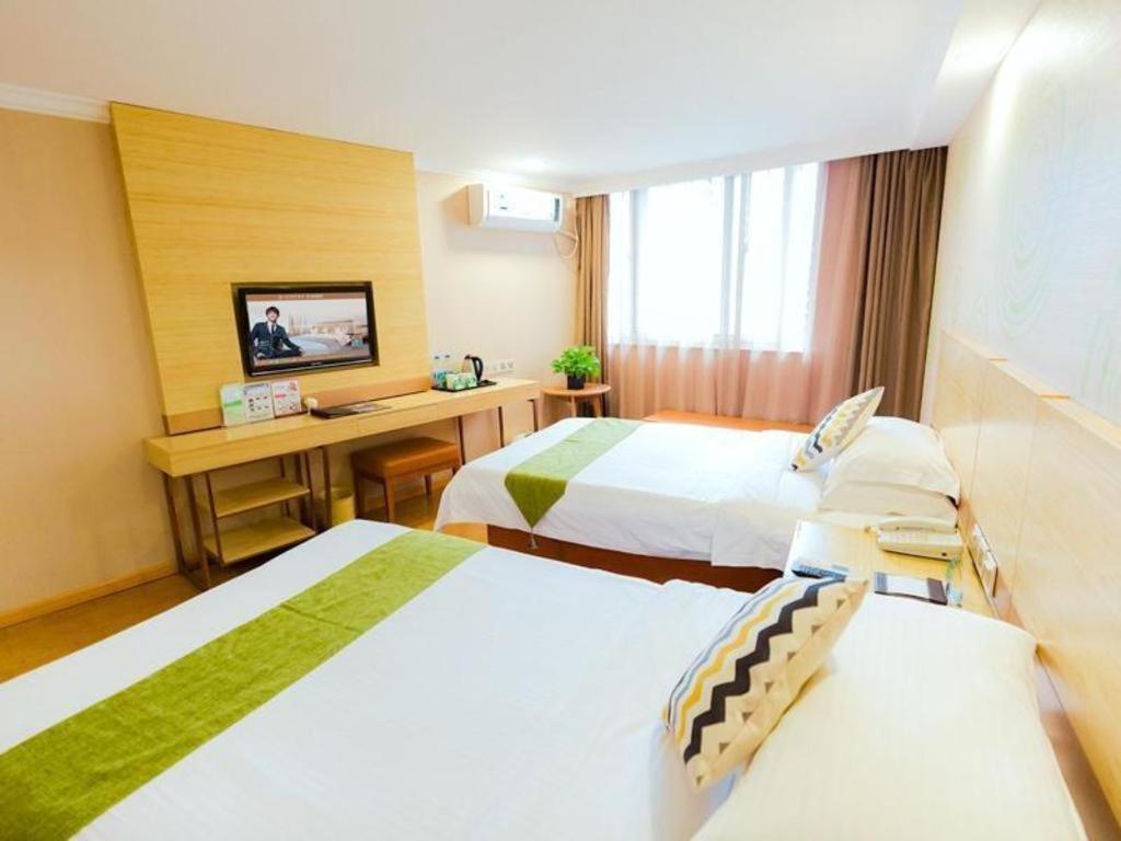 Greentree Inn Shanghai Guangxin Road Tongji Hospital Express Hotel Exteriör bild