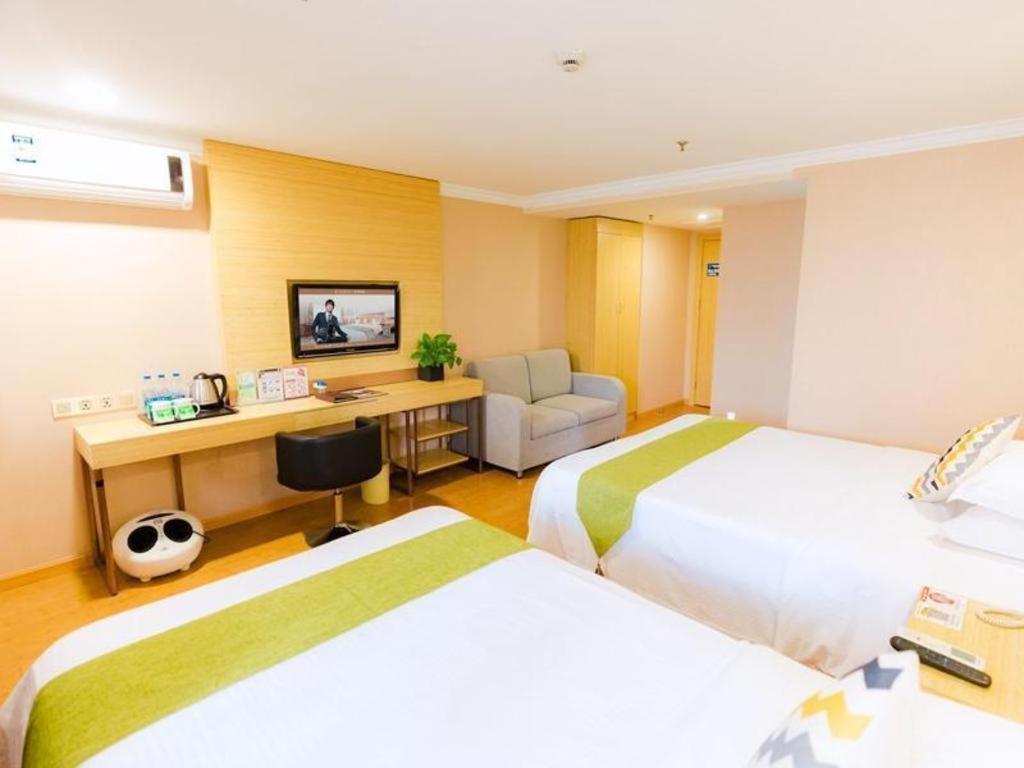 Greentree Inn Shanghai Guangxin Road Tongji Hospital Express Hotel Exteriör bild