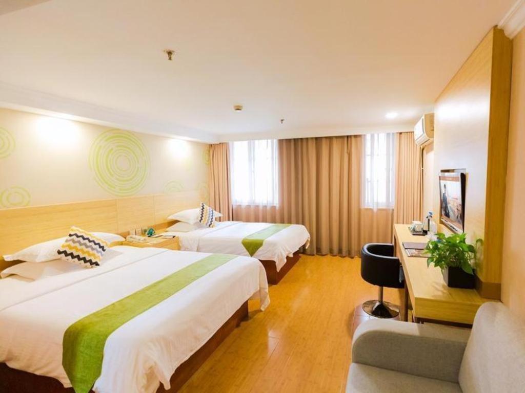 Greentree Inn Shanghai Guangxin Road Tongji Hospital Express Hotel Exteriör bild